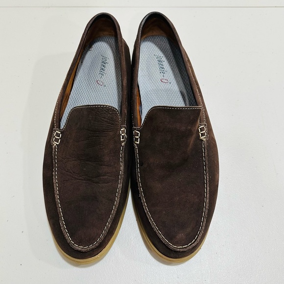 Johnnie-O Malibu Moccasin Slip On Loafers Brown Men’s Shoes Size 11,5 M - Picture 8 of 12